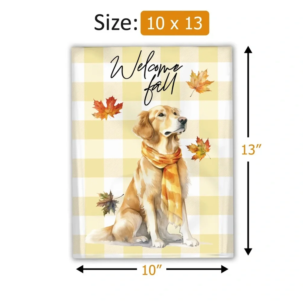 Golden Retriever Poly Mailers 10x13 Pack of 25